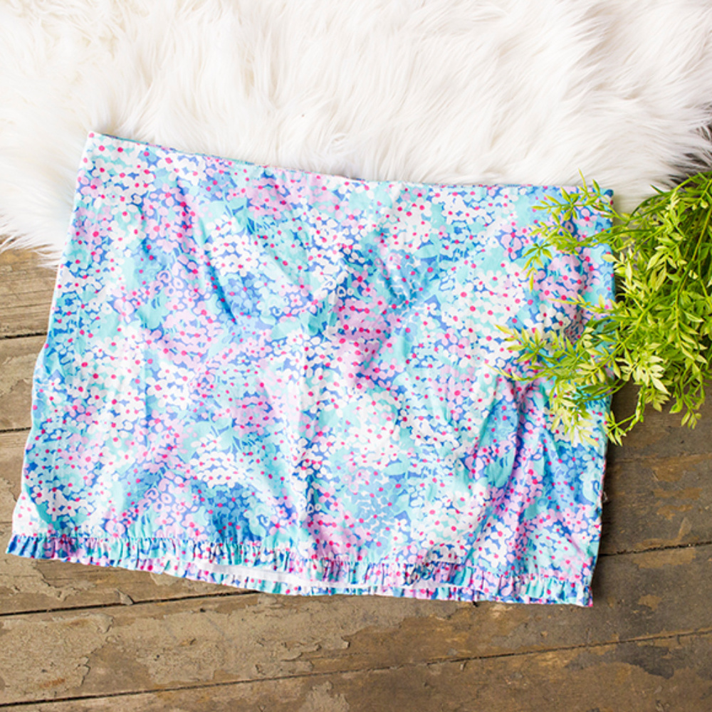 Lilly Pulitzer Ruffle mini Skirt Size 12